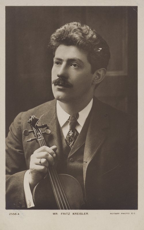 Fritz Kreisler, østrigsk violinist og komponist af Austrian Photographer