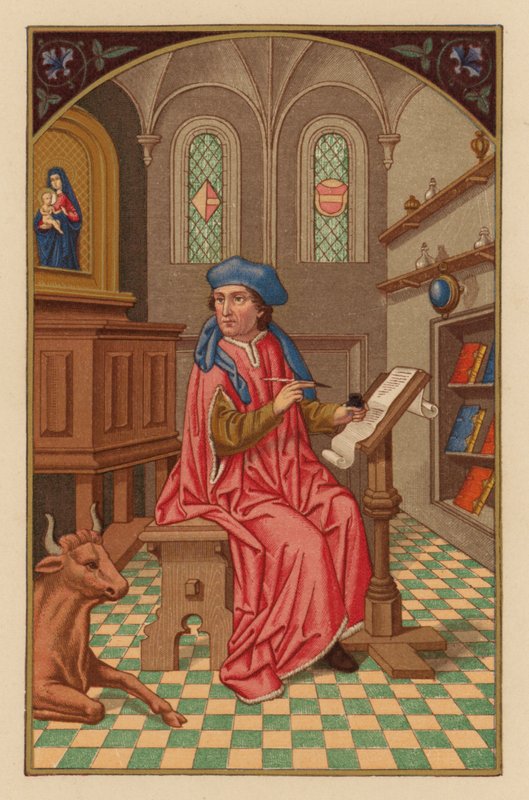 Lucas, Evang (chromolitho) af Austrian School