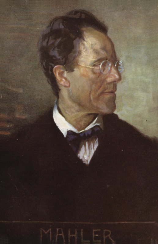 Portræt af Gustav Mahler af Austrian School