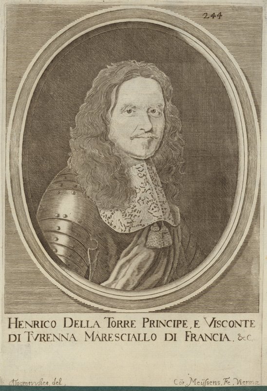 Portræt af Henri de la Tour dAuvergne, Viscount of Turenne af Austrian School