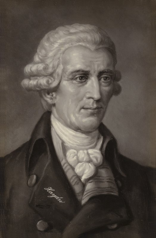 Portræt af Joseph Haydn af Austrian School