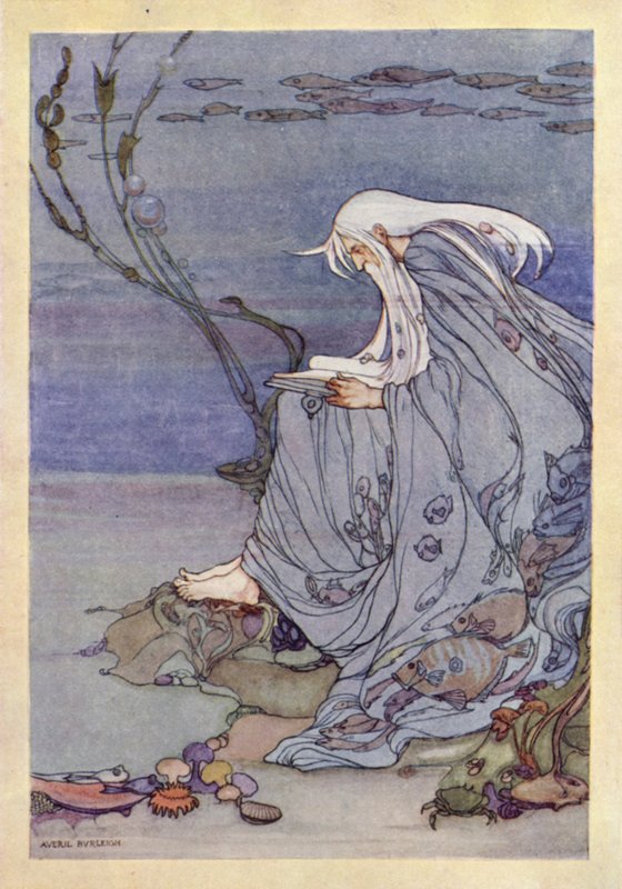John Keats: Endymion (farve litho) af Averil Mary Burleigh