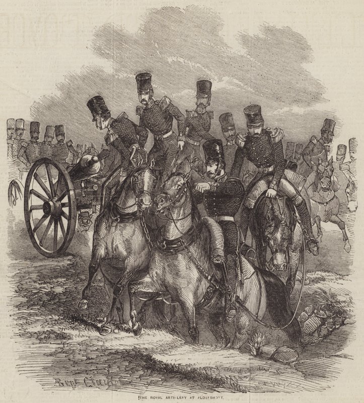 Det kongelige artilleri i Aldershott af B. Clayton