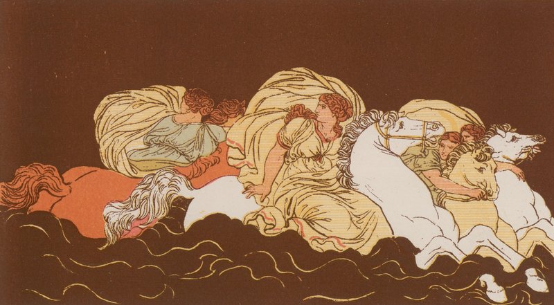 Cloelia og hendes kammerater af Bartolomeo Pinelli