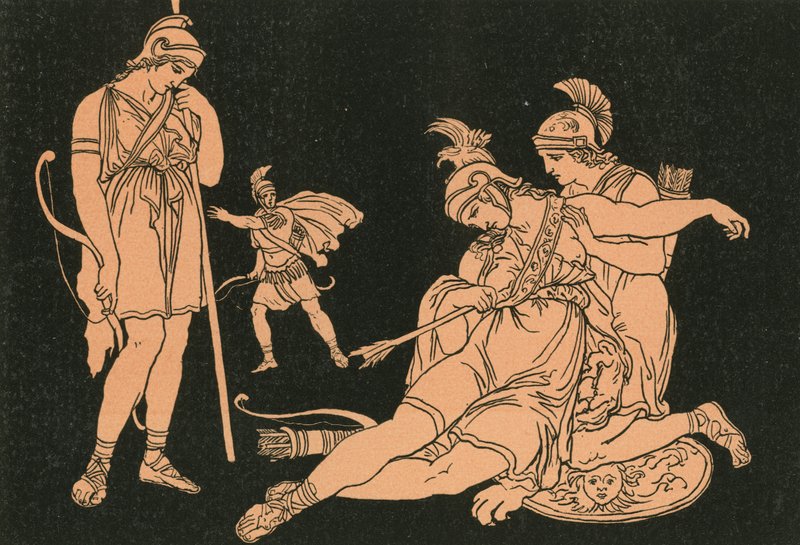 Camillas død af Bartolomeo Pinelli