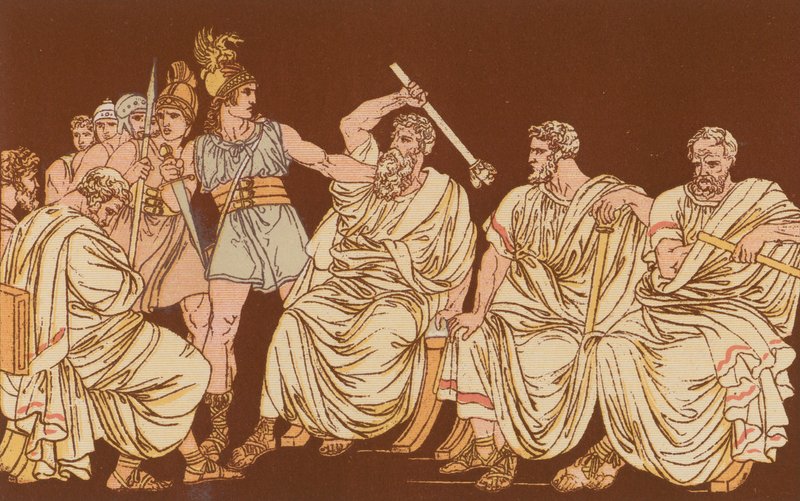 Gallerne og senatorerne af Bartolomeo Pinelli