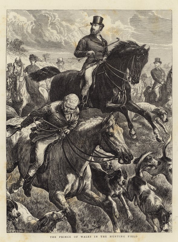 Prinsen af Wales i jagtmarken af Basil Bradley