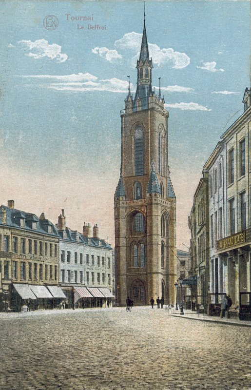 Tournai: Klokketårnet (foto i farver) af Belgian Photographer