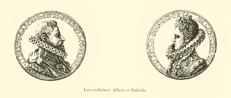 Albert VII, ærkehertug af Østrig og Isabella af Spanien, guvernører i de spanske Nederlande af Belgian School