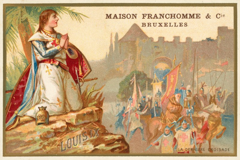 Ludvig IX af Frankrig og det ottende korstog af Belgian School