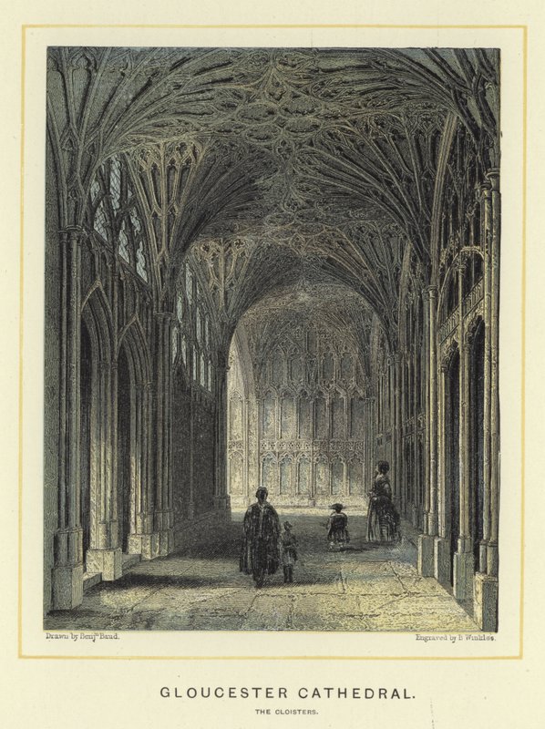 Gloucester Cathedral, klostrene af Benjamin Baud