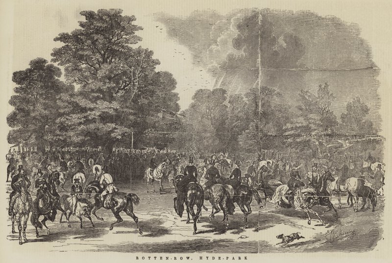Rotten Row, Hyde Park af Benjamin Herring