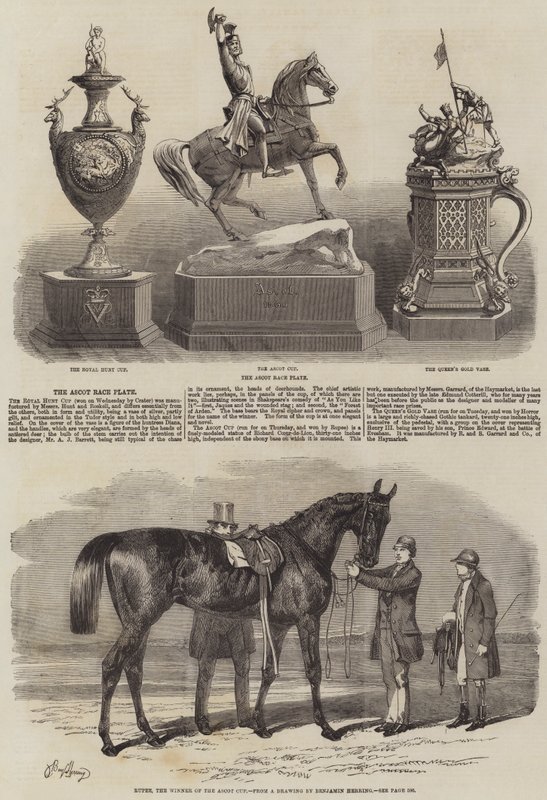 Ascot Race Plate af Benjamin Herring