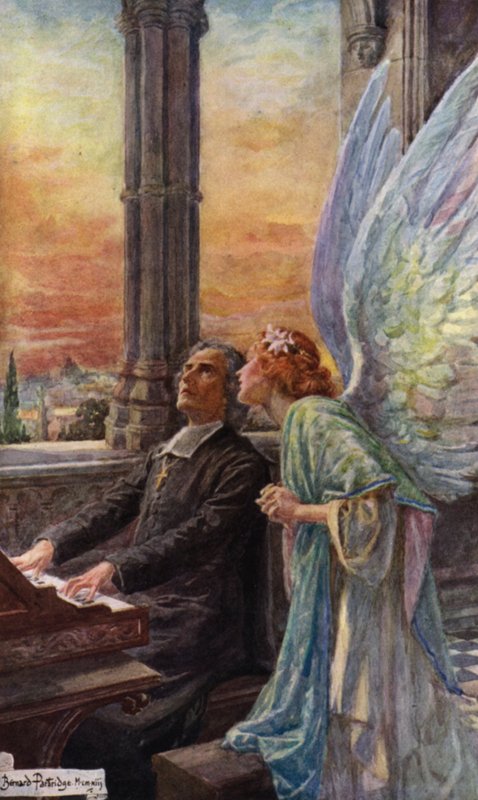 Scene fra Abt Vogler af Robert Browning af Bernard Partridge