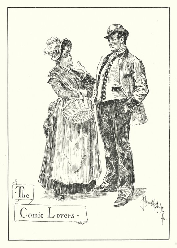 The Comic Lovers (gravering) af Bernard (after) Partridge