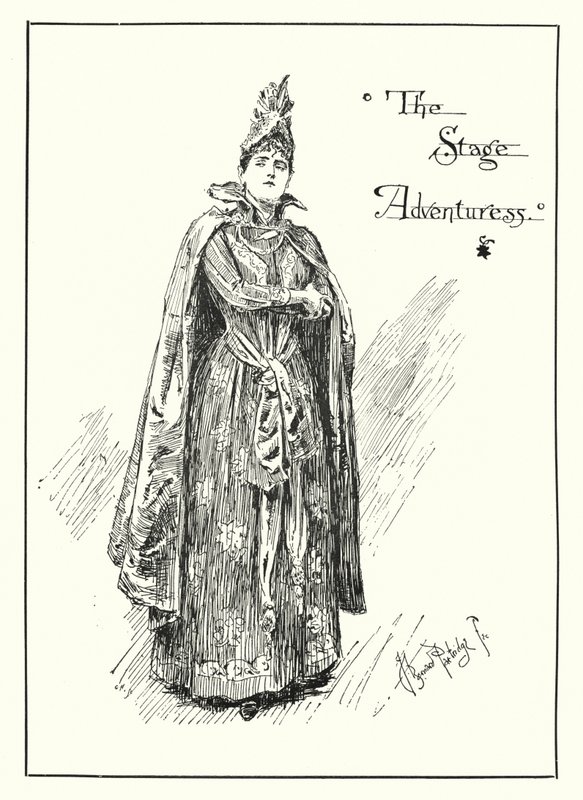 The Stage Adventuress (gravering) af Bernard (after) Partridge