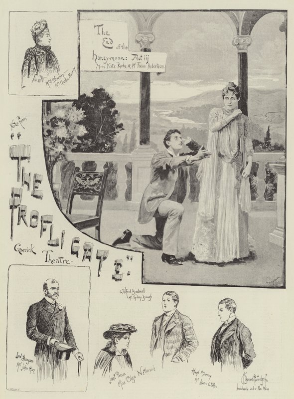 The Profligate, på Garrick Theatre af Bernard Partridge