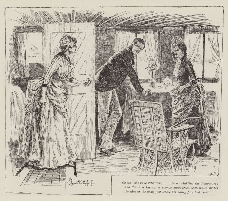 The Strange Adventures of a House-Boat, af William Black af Bernard Partridge