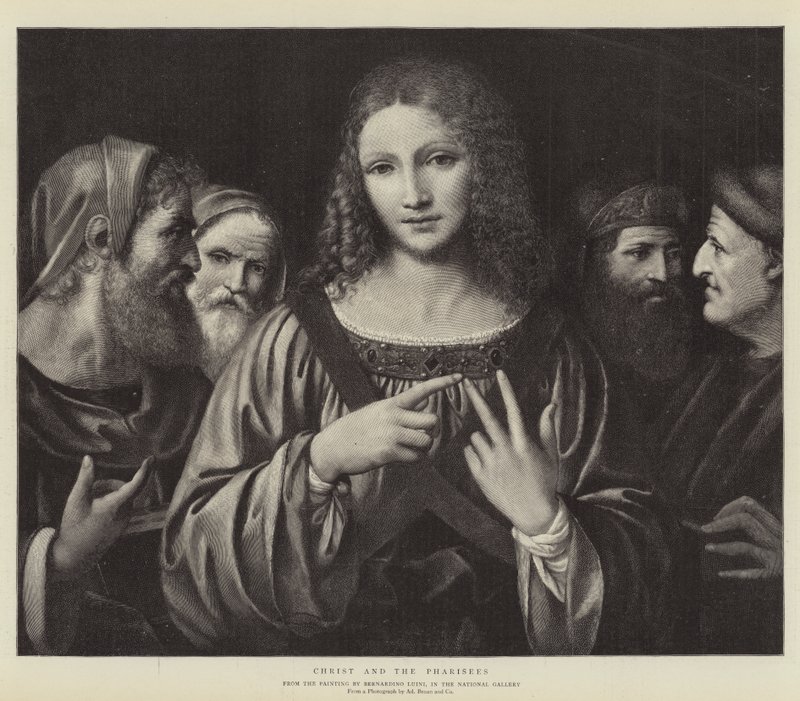 Kristus og farisæerne af Bernardino Luini