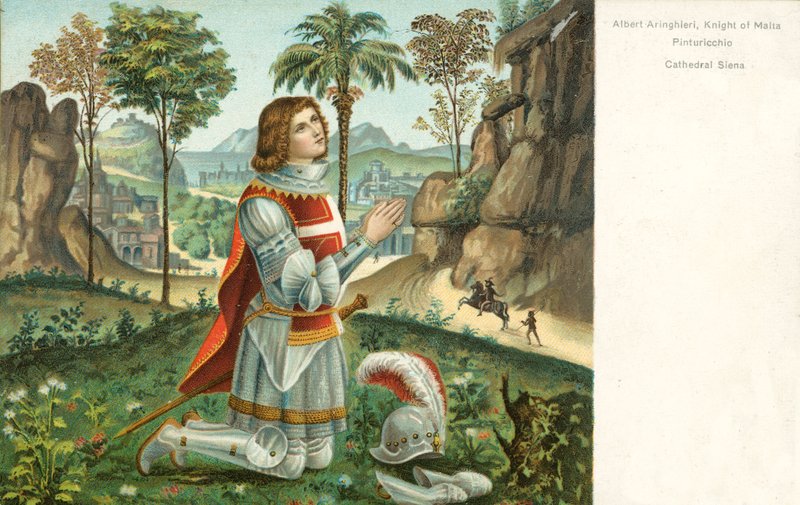 Albert Anringhieri, Ridder af Malta, Pinturicchio af Bernardino di Betto Pinturicchio