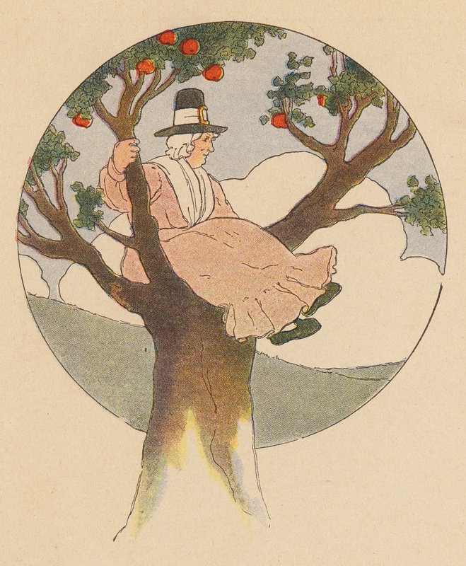 Børnerim: Oh, Dear! (farvelitografi) af Blanche Fisher Wright