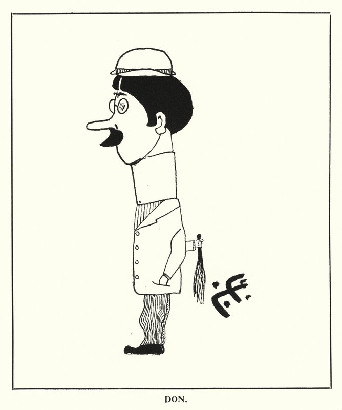 Oxford Quips: Don (litho) af Bohun Lynch