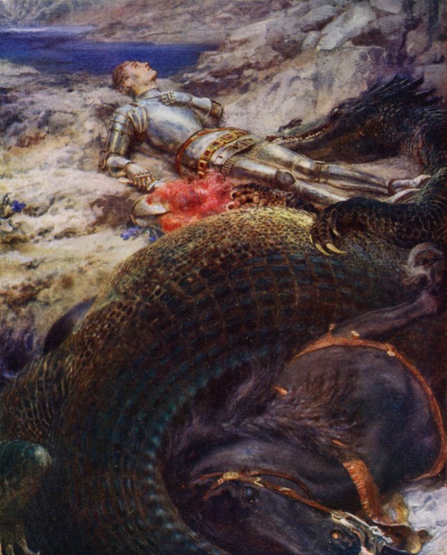 St George og dragen af Briton Riviere