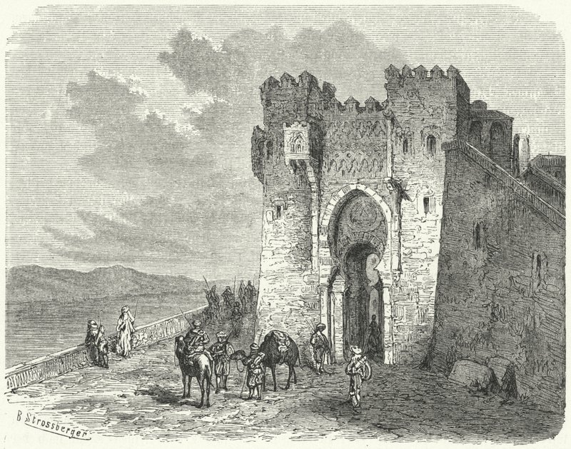 Puerta del Sol i Toledo af Bruno Heinrich Strassberger