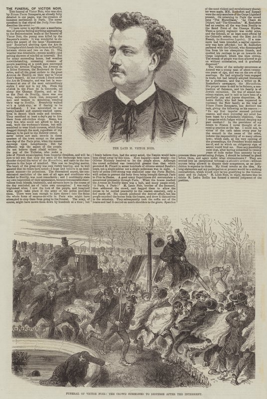 Victor Noirs begravelse af Burn Smeeton