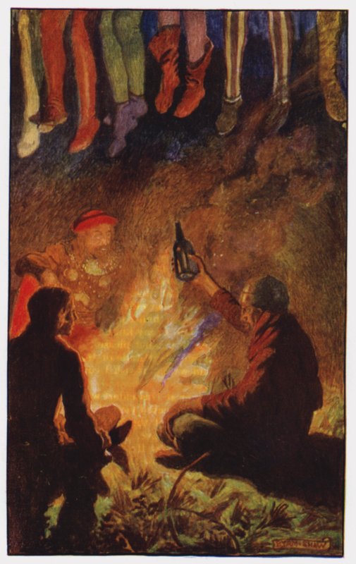 Illustration til The Cloister and The Hearth af Charles Reade (farve litho) af Byam (after) Shaw