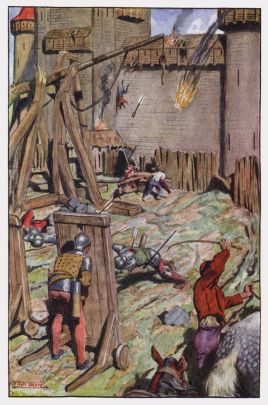Illustration til The Cloister and The Hearth af Charles Reade (farve litho) af Byam (after) Shaw