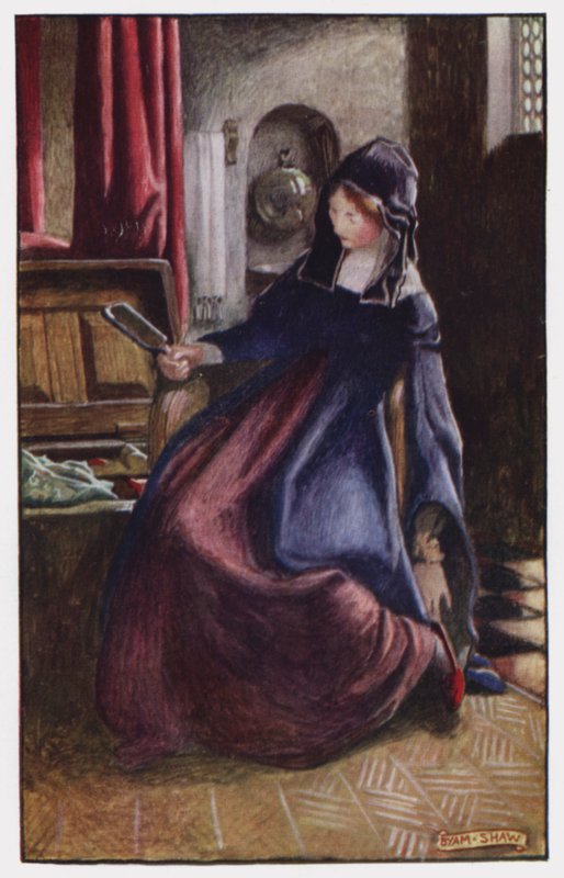 Illustration til The Cloister and The Hearth af Charles Reade (farve litho) af Byam (after) Shaw