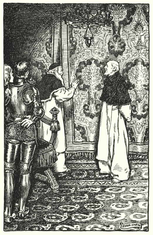 Illustration til The Cloister and The Hearth af Charles Reade (litho) af Byam (after) Shaw