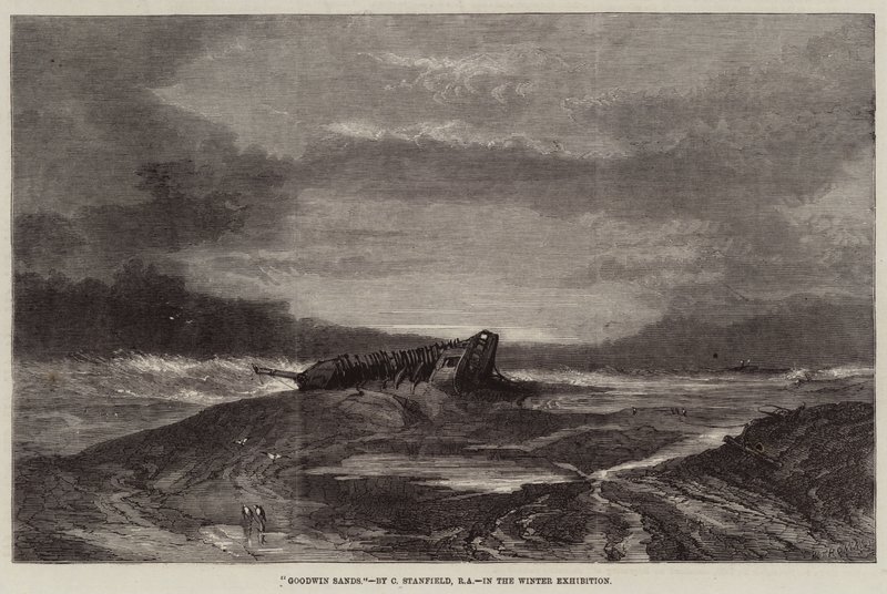 Goodwin Sands af C. Stanfield
