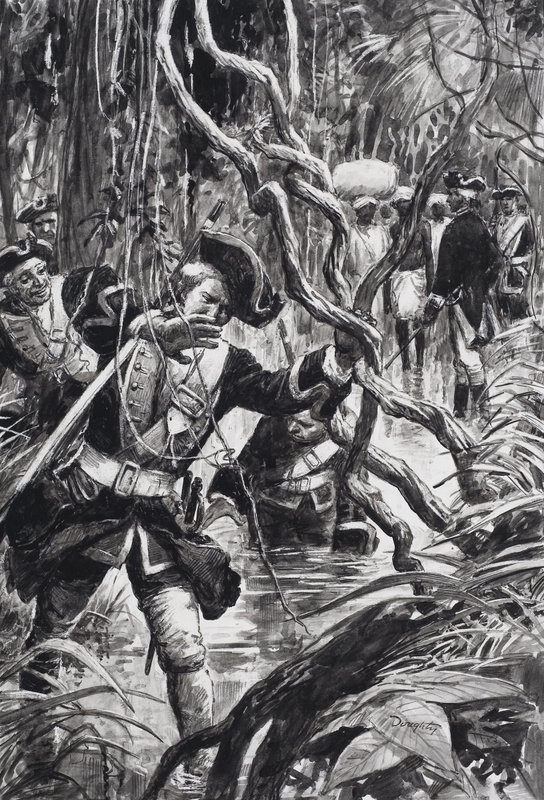 Clive of India (gouache på papir) af C.L. Doughty