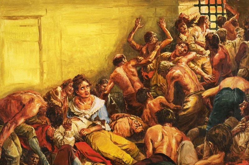 Dungeon, muligvis Black Hole of Calcutta af C.L. Doughty