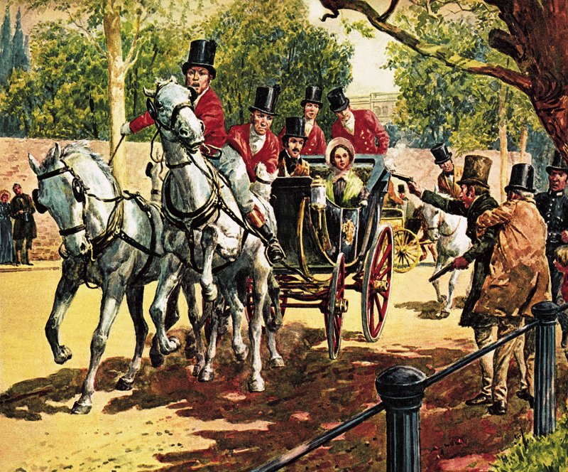 Edward Oxford forsøger at myrde dronning Victoria og prins Albert af C.L. Doughty