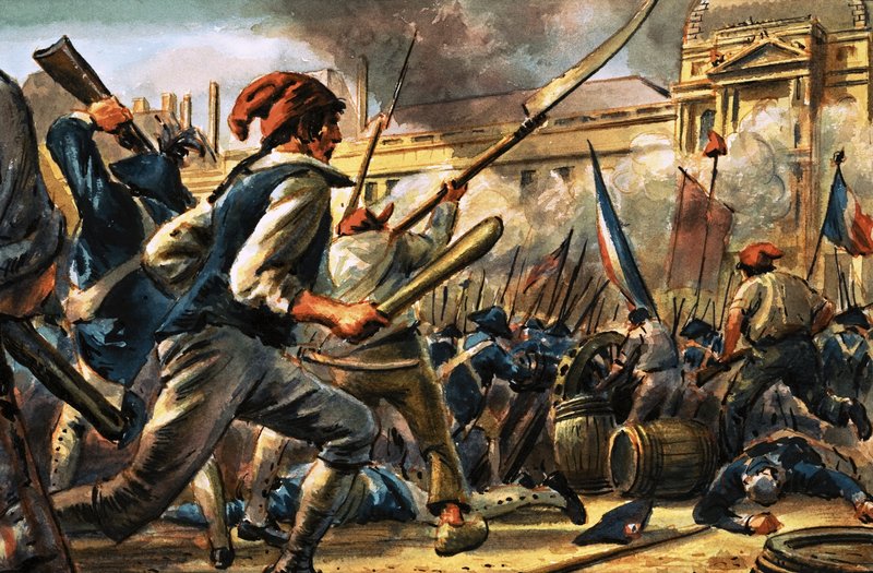 Fransk revolutionær pøbel af C.L. Doughty