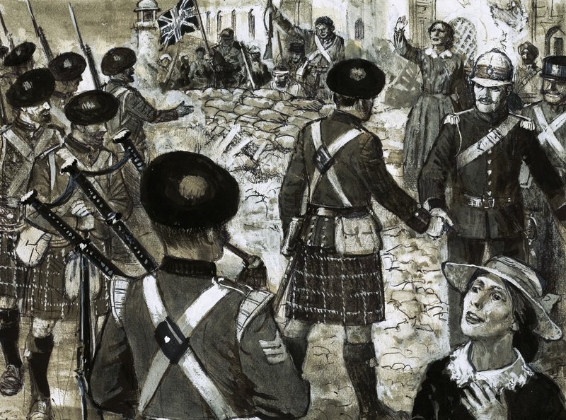 Uidentificeret højlænderregiment af C.L. Doughty