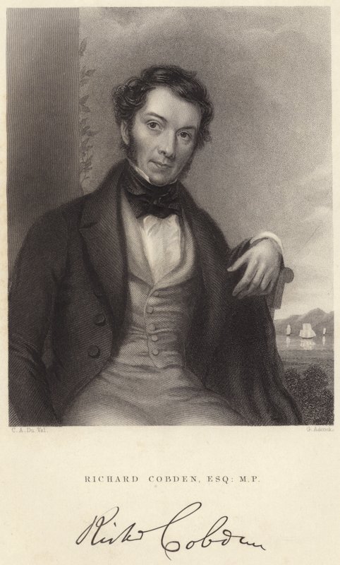 Richard Cobden, Esquire, MP (gravering) af C. A. du Val and Co.