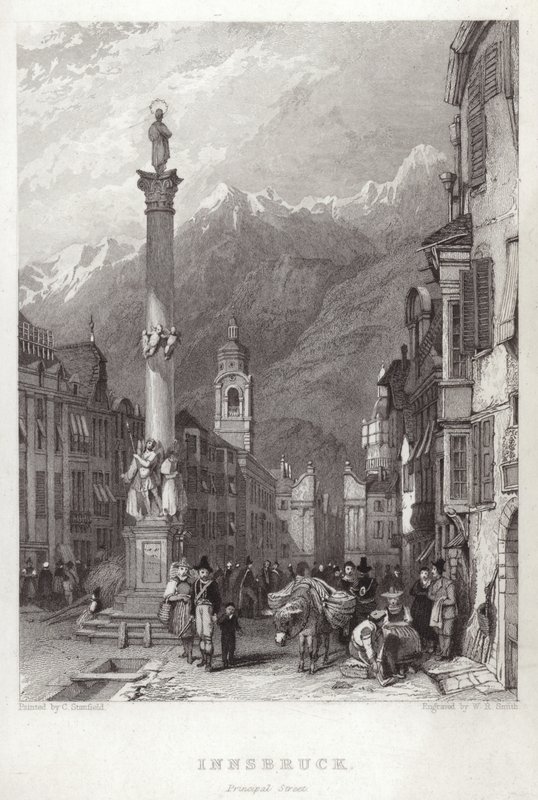 Vigtigste gade i Innsbruck af C. Stanfield