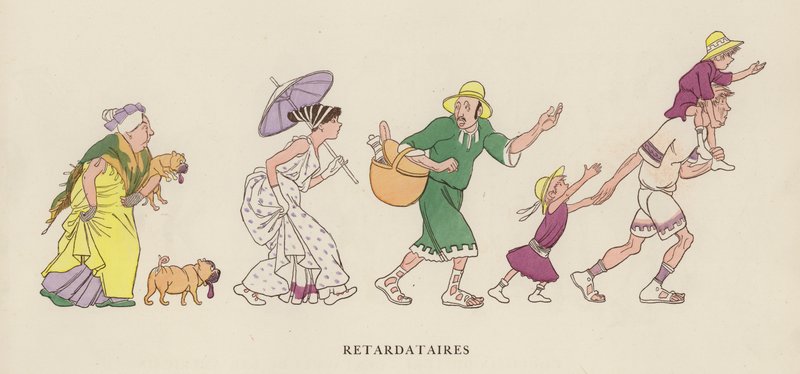 Illustration for Les Courses Dans L "Antiquite by Caran D" Achedani af Caran dAche