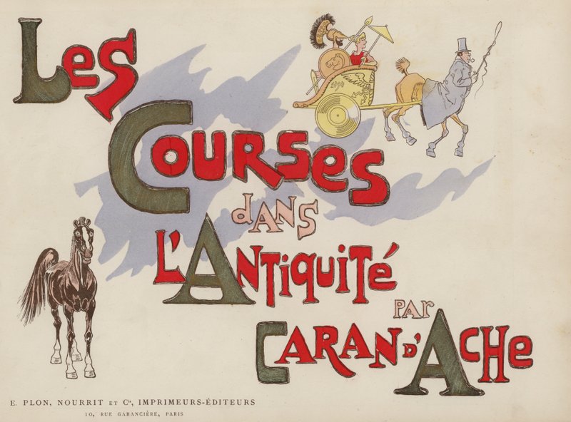 Illustration for Les Courses Dans L "Antiquite by Caran D" Achedani af Caran dAche