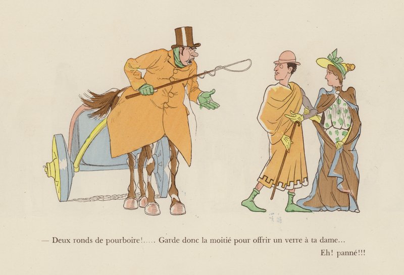 Illustration for Les Courses Dans L "Antiquite by Caran D" Achedani af Caran dAche