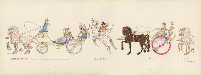 Illustration for Les Courses Dans L "Antiquite by Caran D" Achedani af Caran dAche