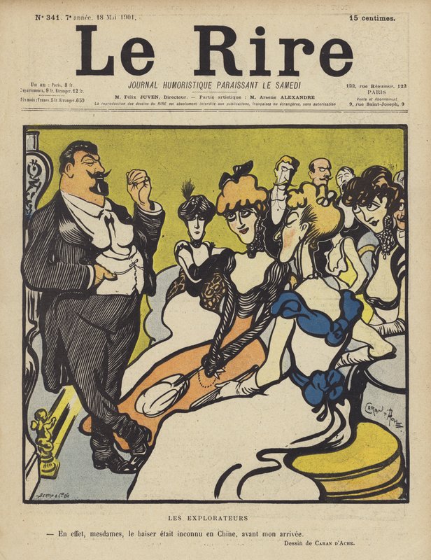 Illustration til Le Rire af Caran d Ache