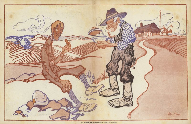 Illustration til Le Rire af Caran d Ache