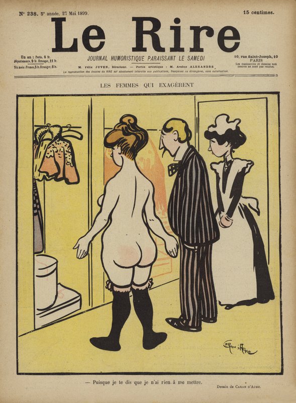 Illustration til Le Rire af Caran d Ache