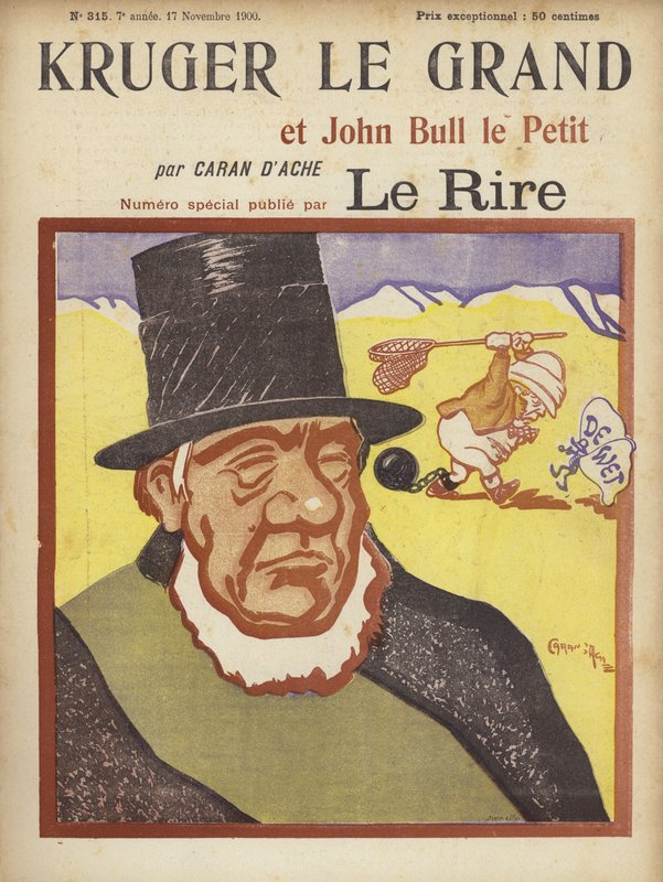 Paul Kruger, Illustration for Le Rire af Caran d Ache