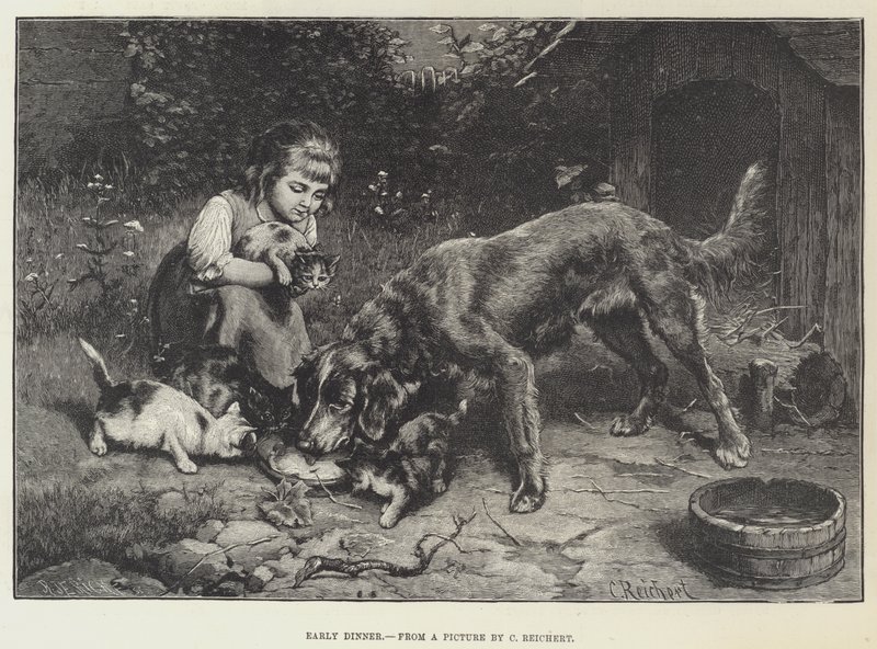 Tidlig middag af Carl Reichert